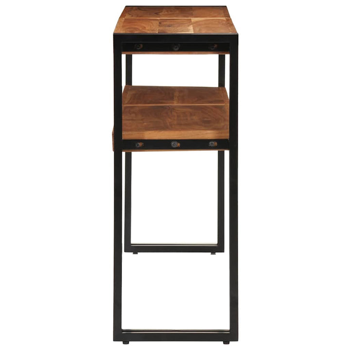 konsolbord 150x30x75 cm massivt akacietræ