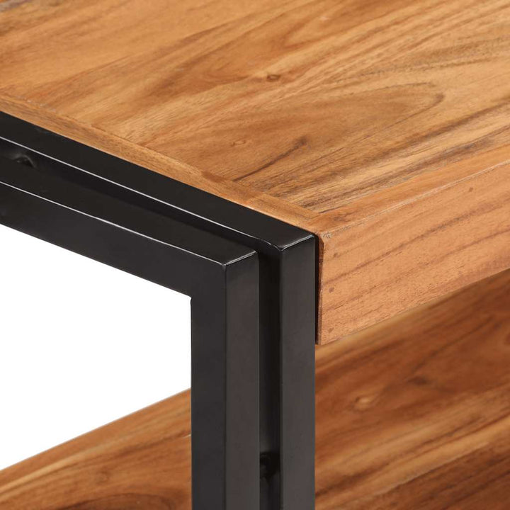 konsolbord 150x30x75 cm massivt akacietræ