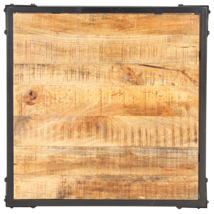 sofabord 60x60x35 cm massivt mangotræ