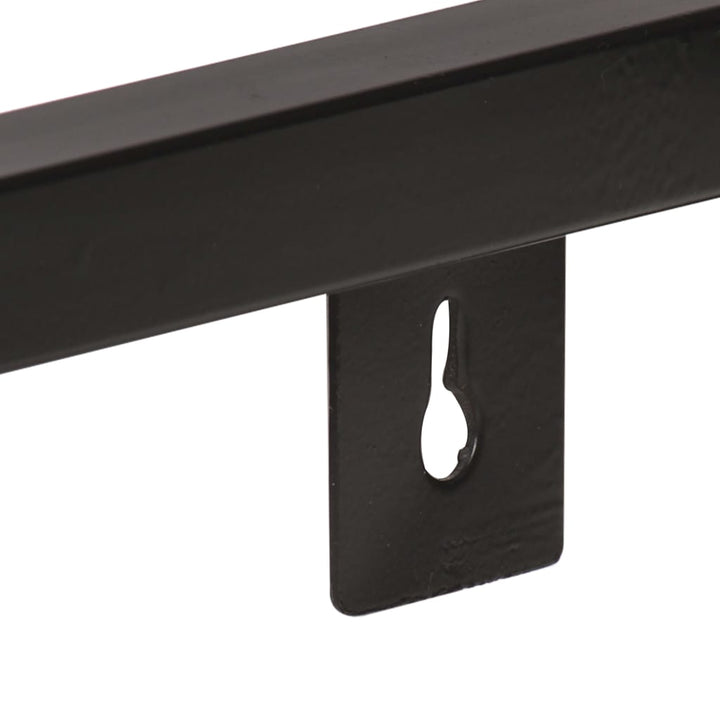 væghylder 2 stk. 40 cm massivt akacietræ
