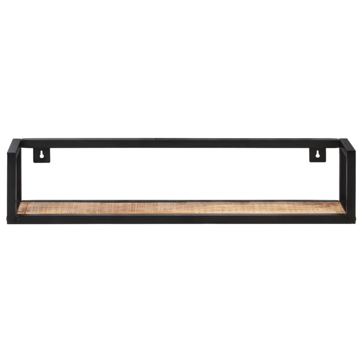 væghylder 2 stk. 80 cm ru mangotræ