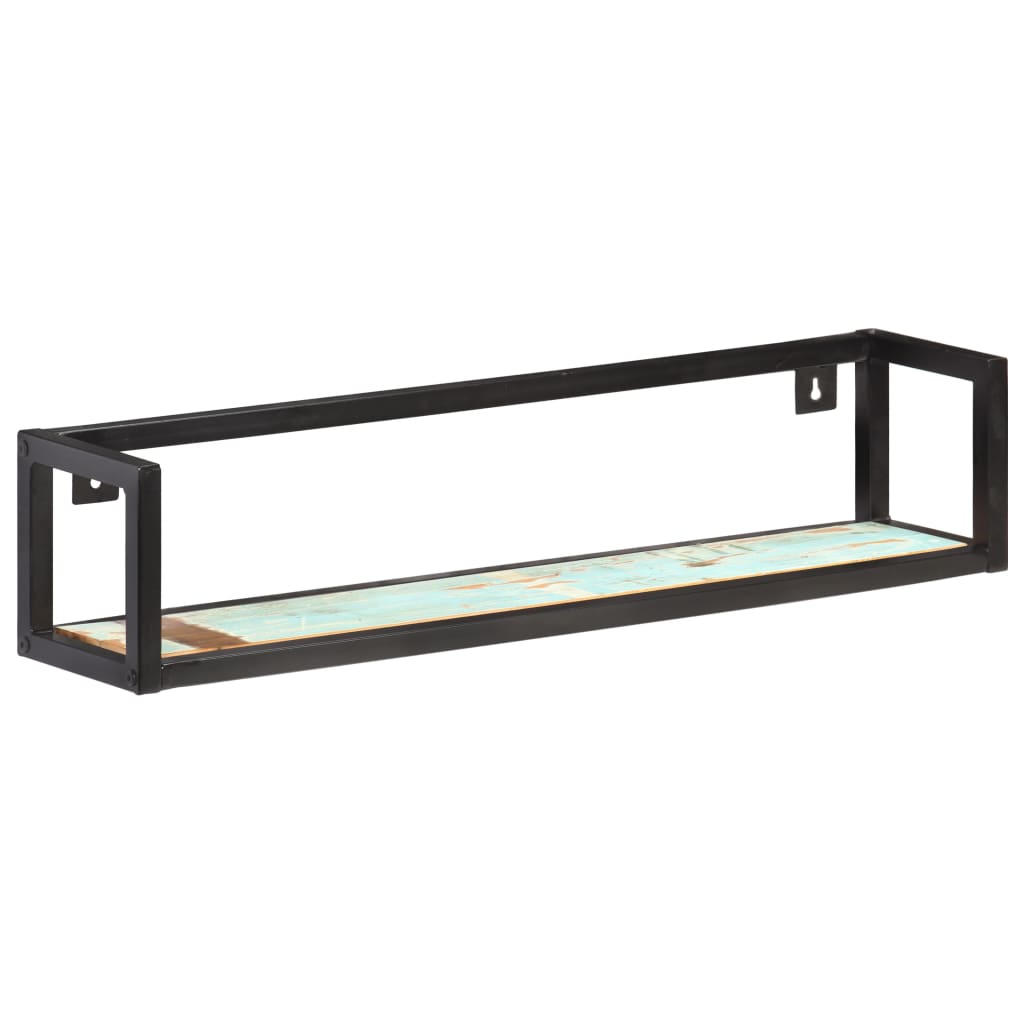 væghylder 2 stk. 80 cm massivt genbrugstræ