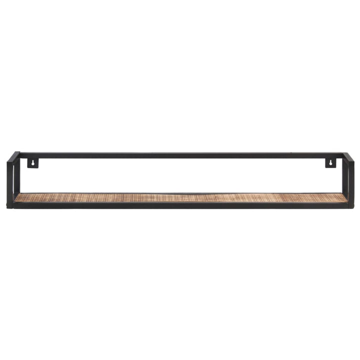 væghylder 2 stk. 120 cm ru mangotræ