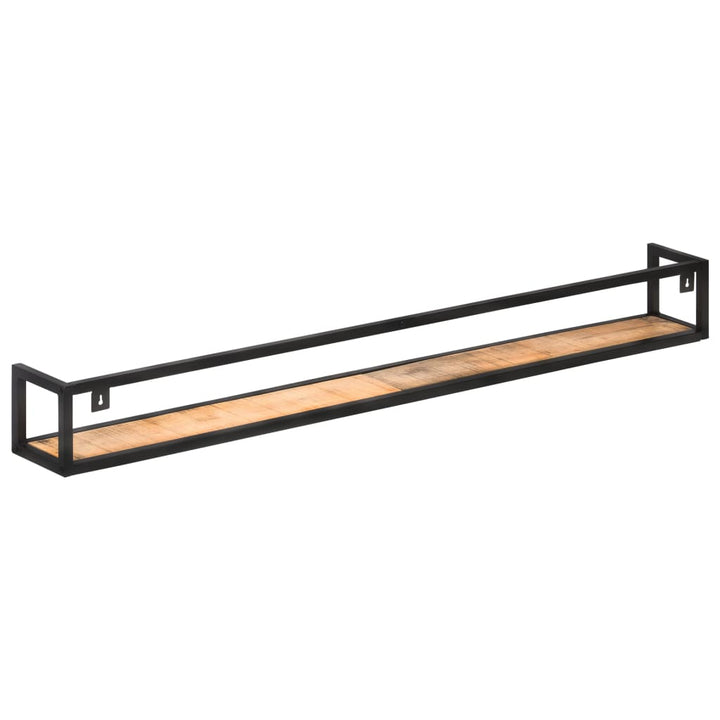 væghylder 2 stk. 160 cm ru mangotræ