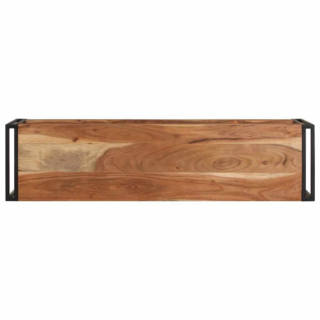 tv-skab 120x30x40 cm massivt akacietræ
