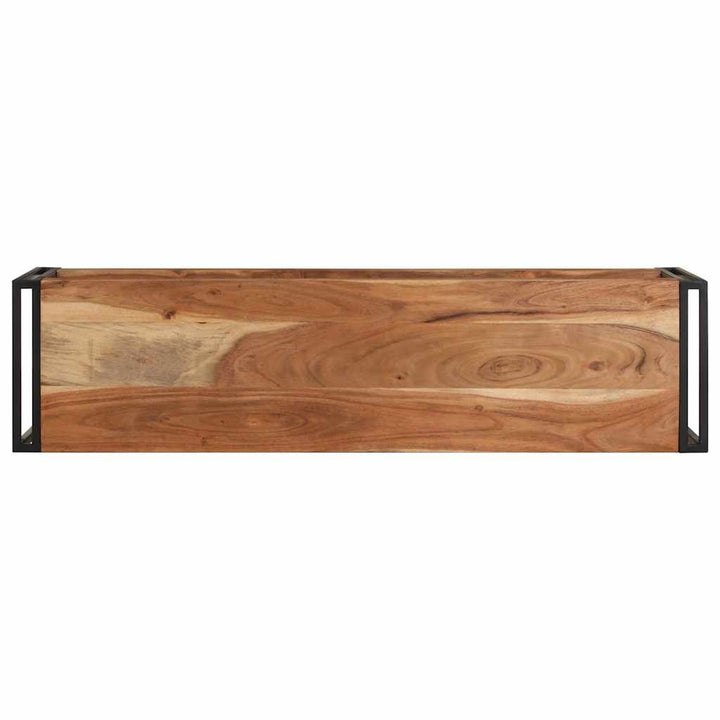 tv-skab 120x30x40 cm massivt akacietræ