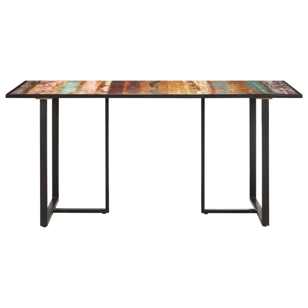 spisebord 160 cm massivt genbrugstræ