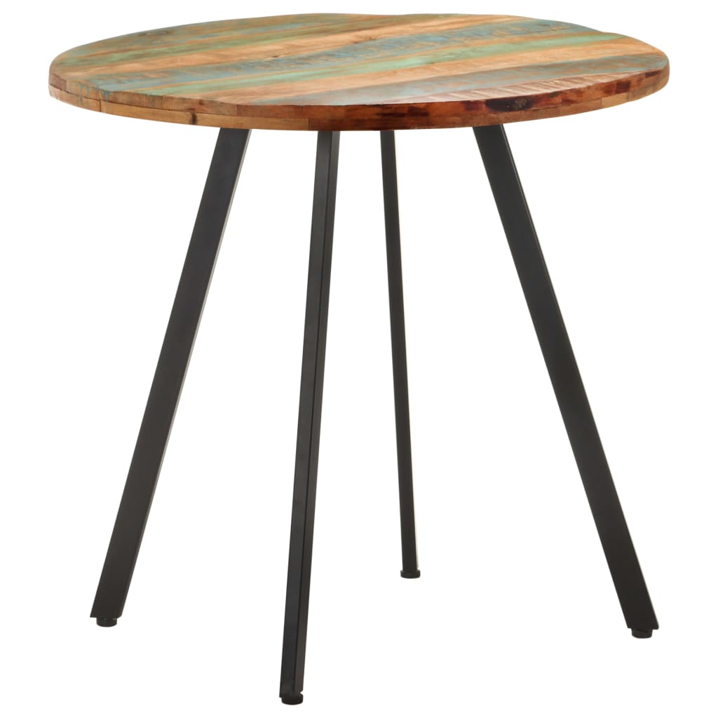 spisebord 80 cm massivt genbrugstræ