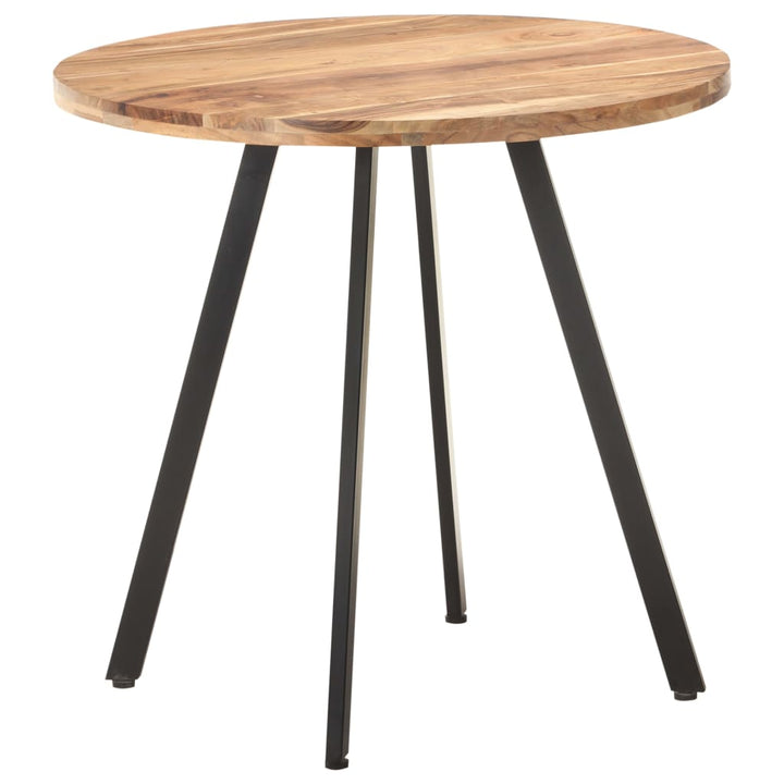 spisebord 80 cm massivt akacietræ