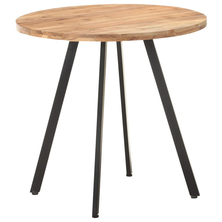 spisebord 80 cm massivt akacietræ