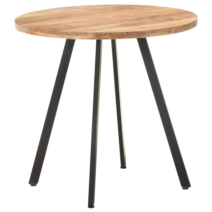 spisebord 80 cm massivt akacietræ