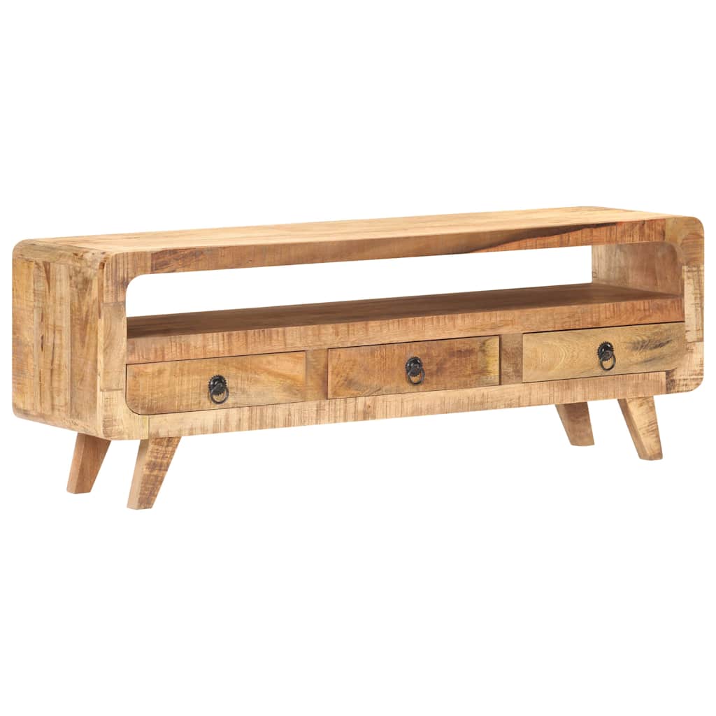 tv-skab 117x30x41 cm massivt ru mangotræ