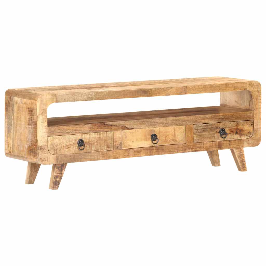 tv-skab 117x30x41 cm massivt ru mangotræ