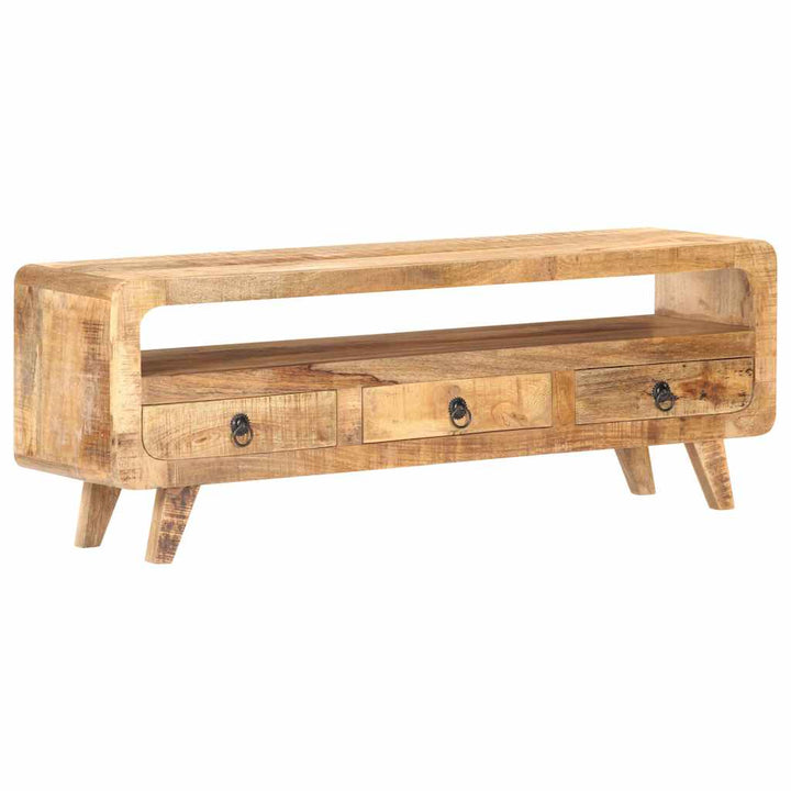 tv-skab 117x30x41 cm massivt ru mangotræ
