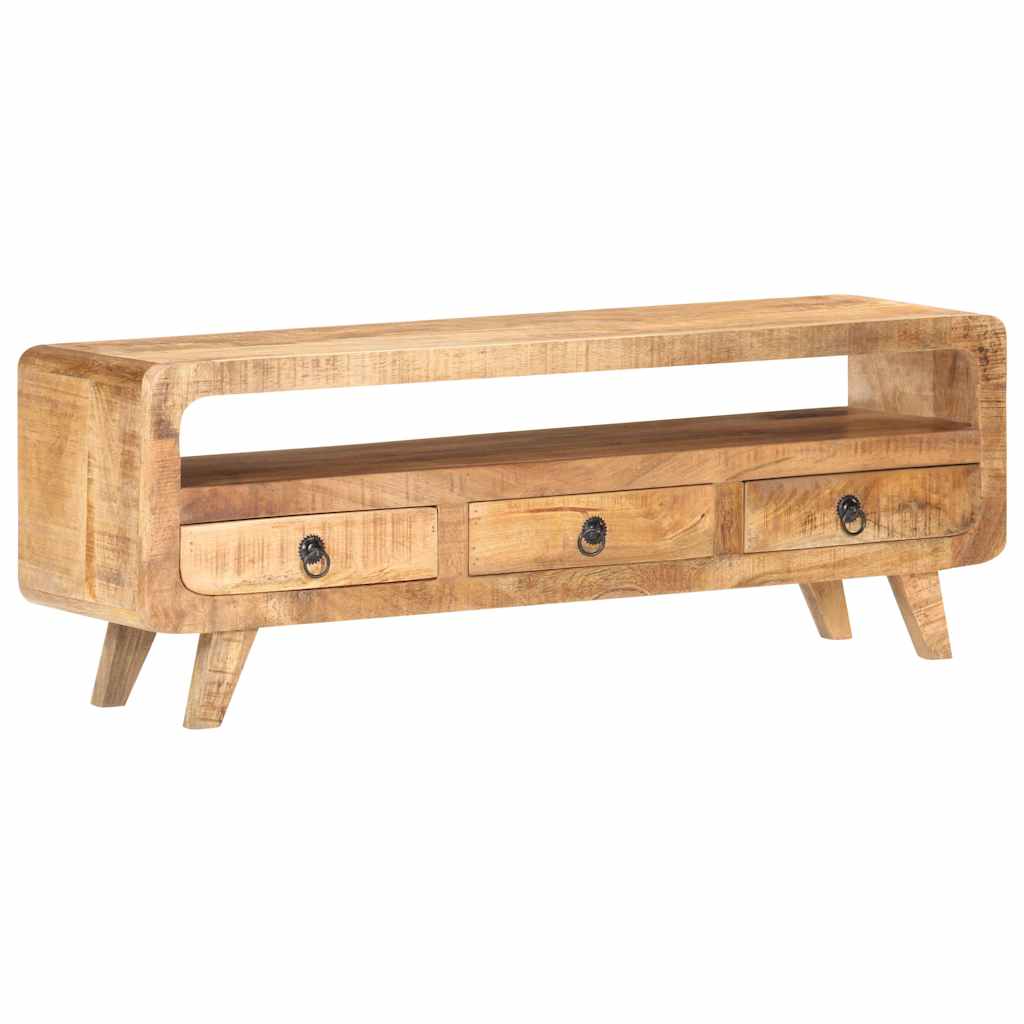 tv-skab 117x30x41 cm massivt ru mangotræ