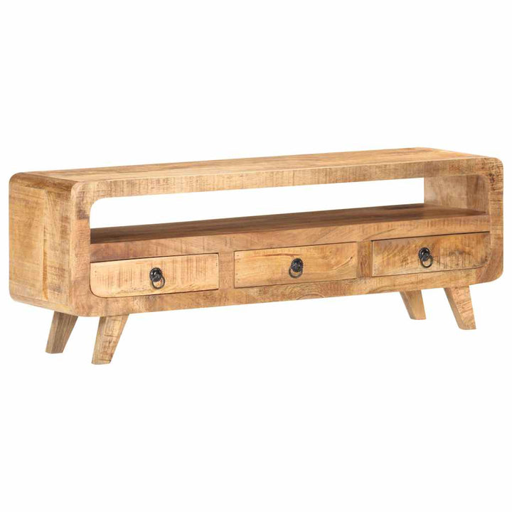 tv-skab 117x30x41 cm massivt ru mangotræ