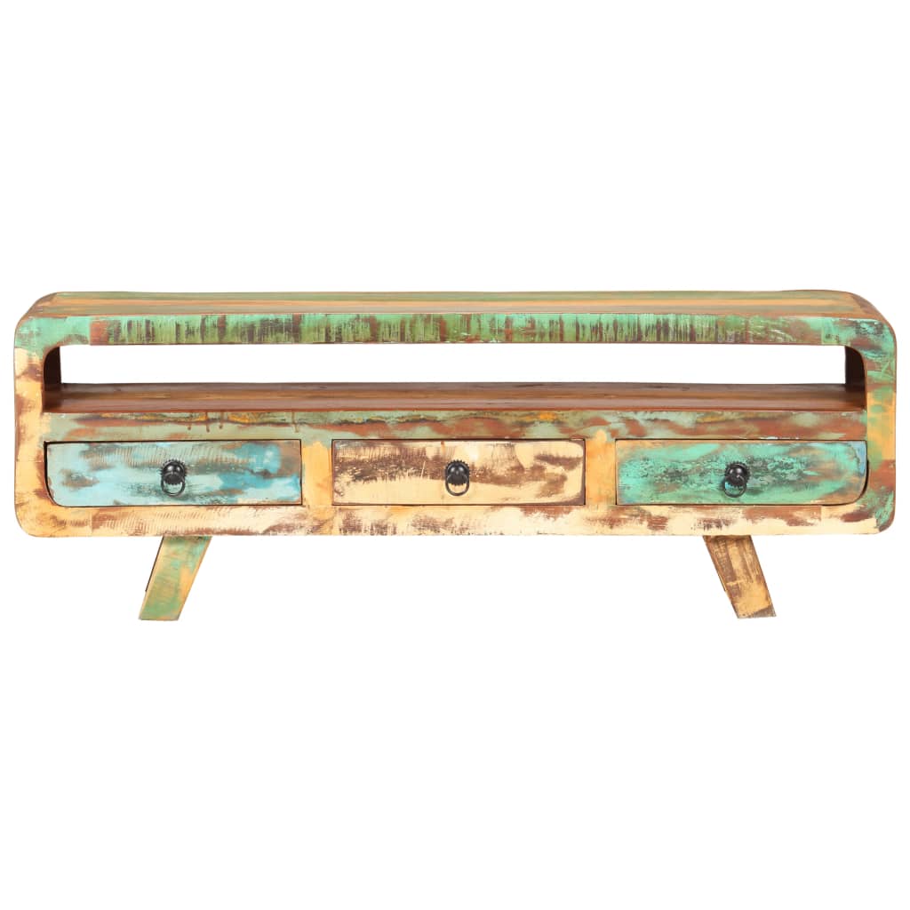 tv-skab 117x30x41 cm massivt genbrugstræ