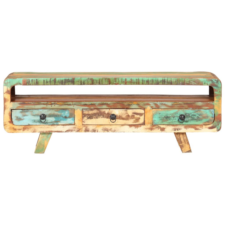 tv-skab 117x30x41 cm massivt genbrugstræ