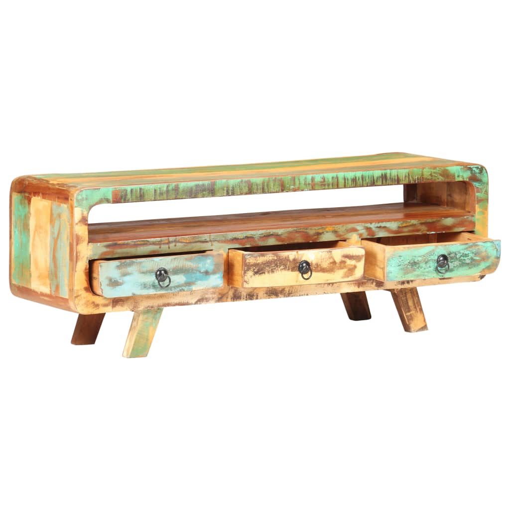 tv-skab 117x30x41 cm massivt genbrugstræ