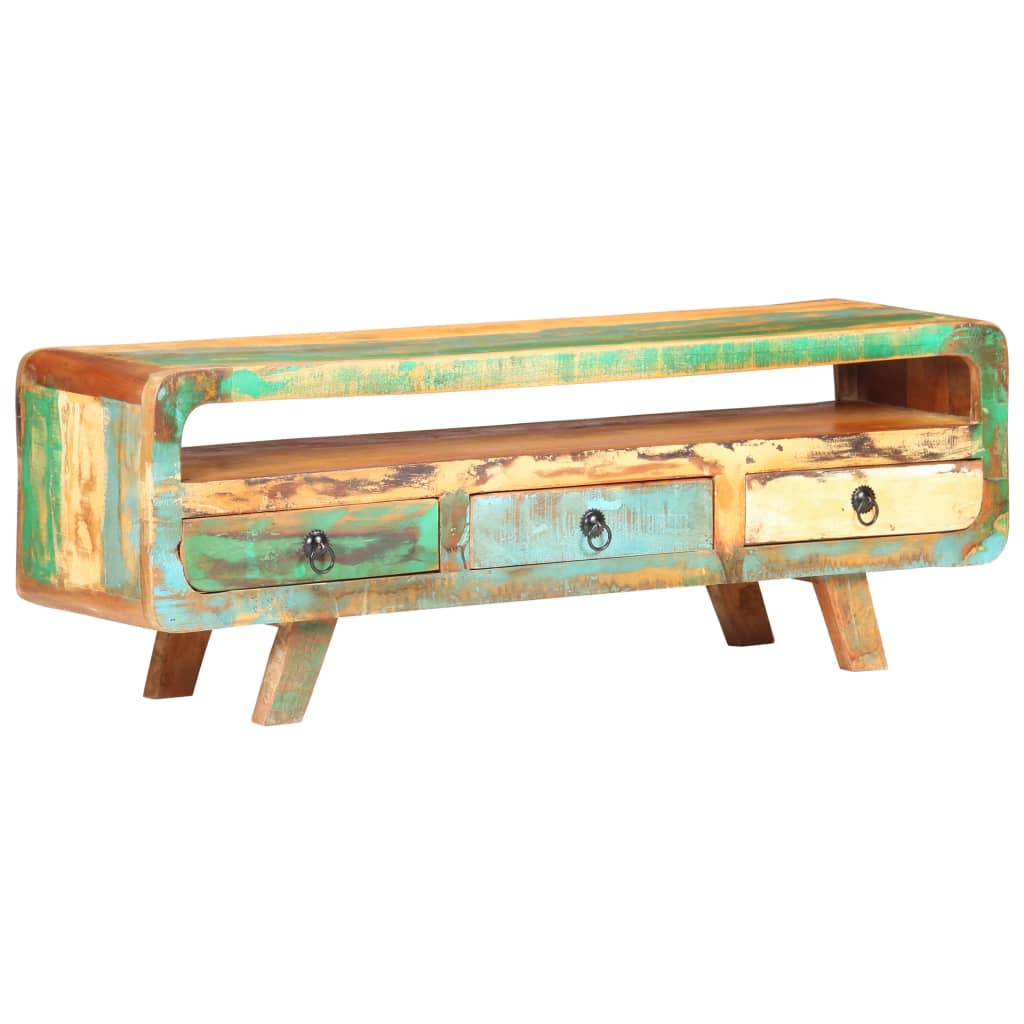 tv-skab 117x30x41 cm massivt genbrugstræ