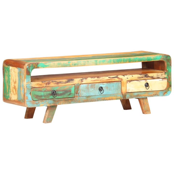 tv-skab 117x30x41 cm massivt genbrugstræ