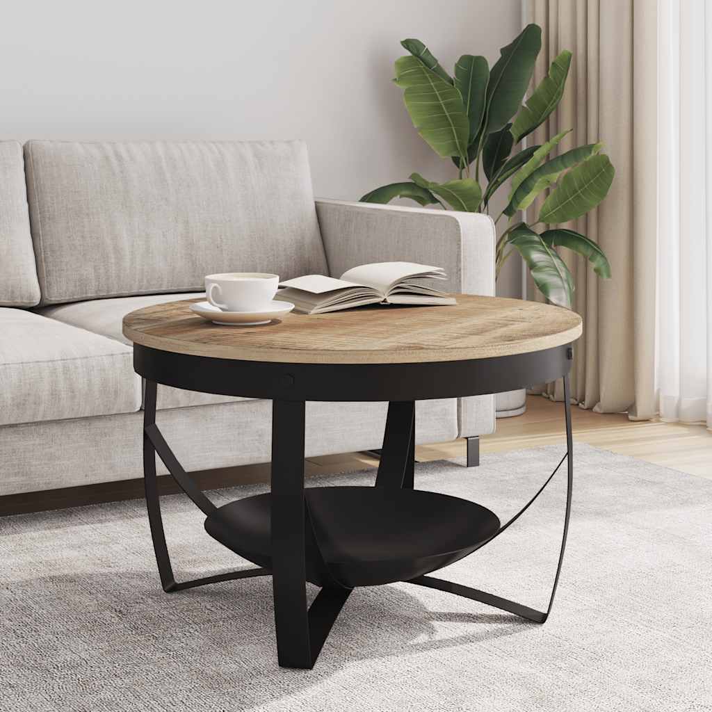 sofabord Ø68x43 cm ru mangotræ