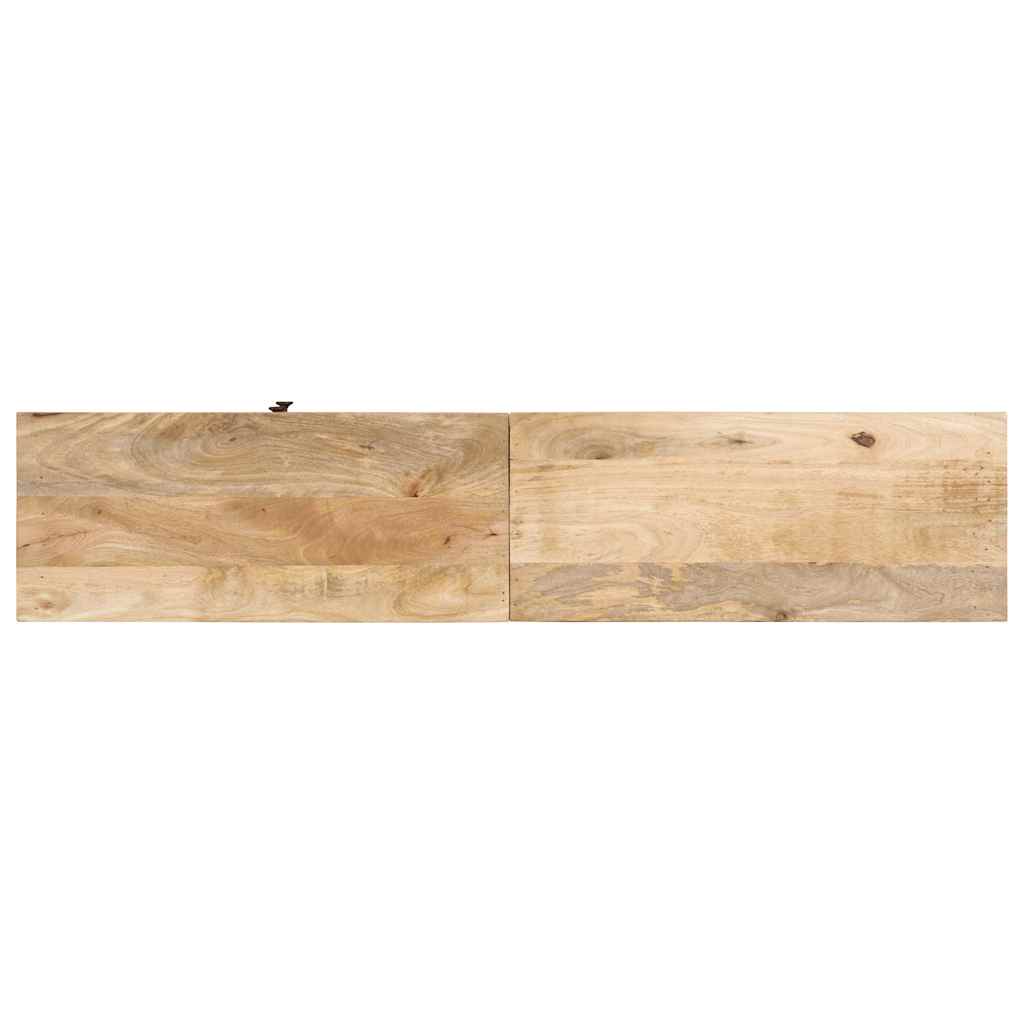 tv-skab 140x30x50 cm massivt mangotræ