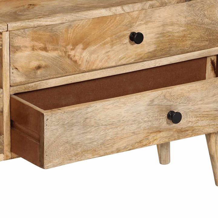 tv-skab 140x30x50 cm massivt mangotræ