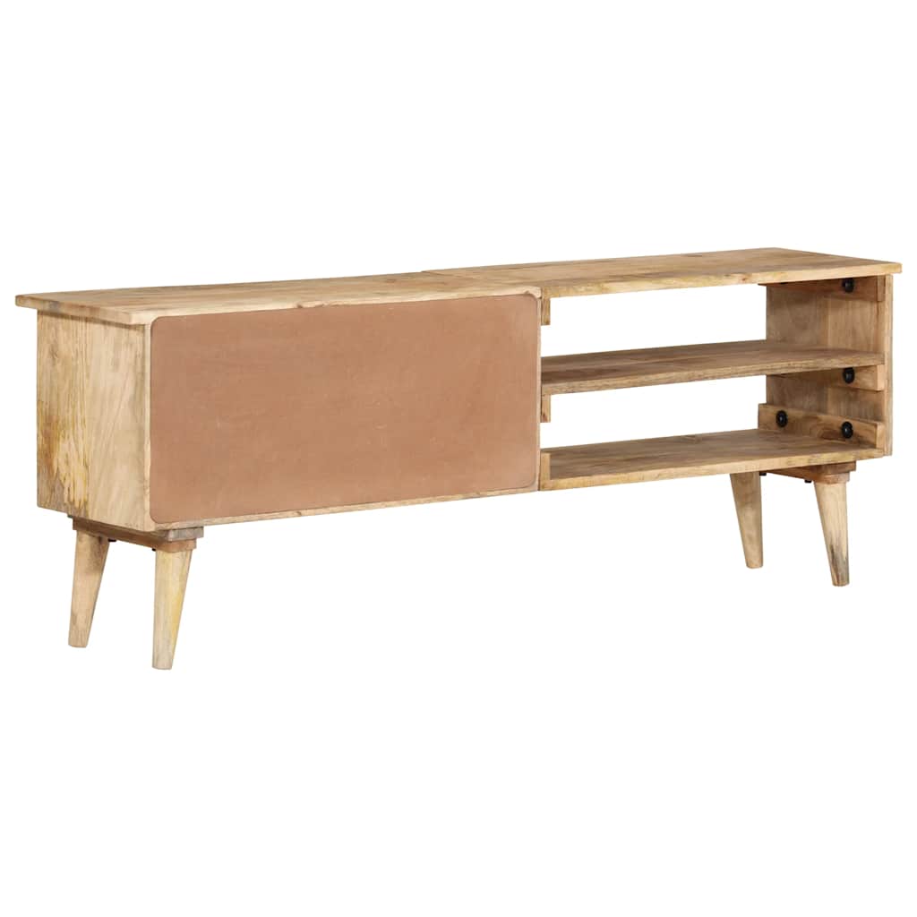 tv-skab 140x30x50 cm massivt mangotræ