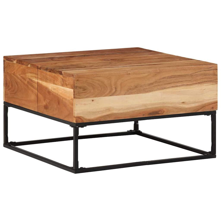 sofabord 68x68x41 cm massivt akacietræ