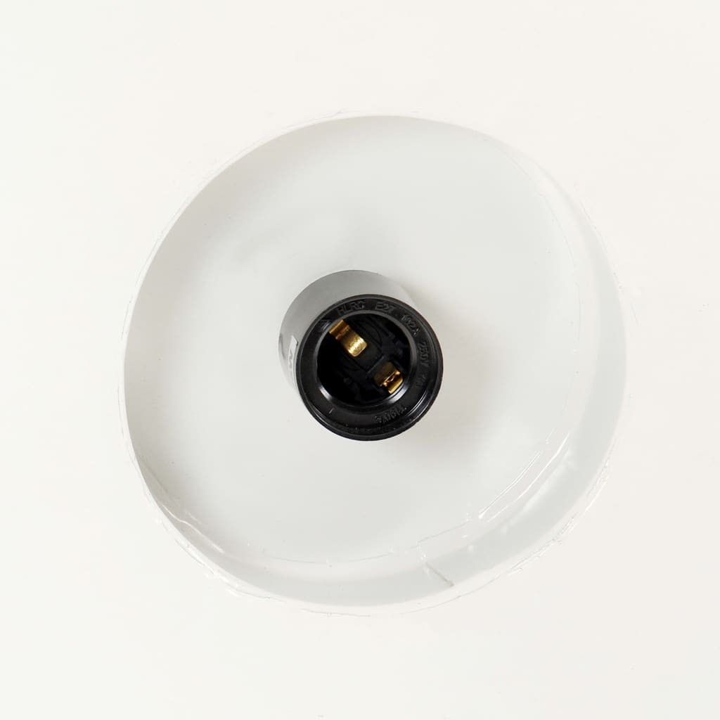 industriel hængelampe 58 cm E27 hvid