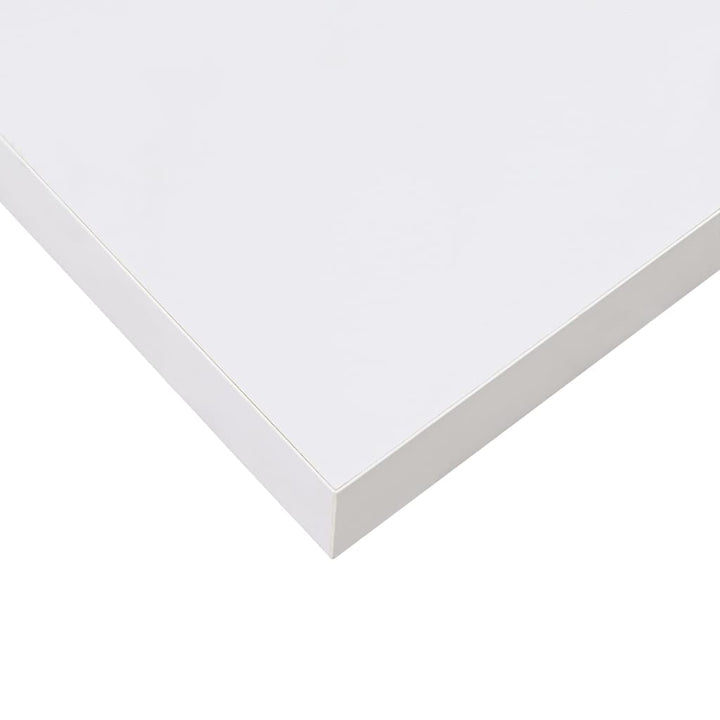 væghylder 2 stk. 40x23,5x3,8 cm MDF hvid højglans