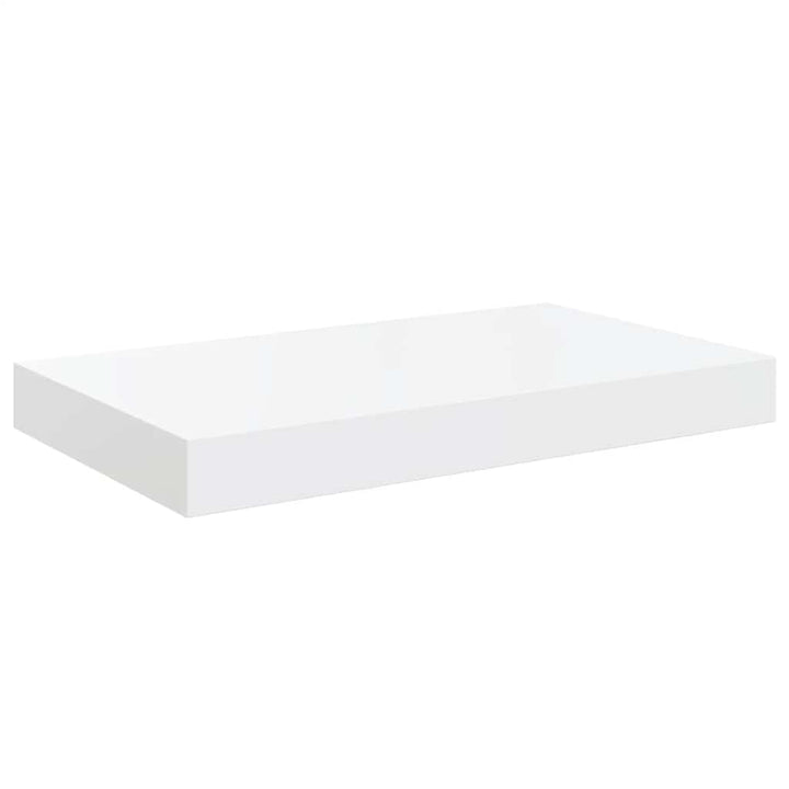 væghylder 2 stk. 40x23x3,8 cm MDF hvid højglans