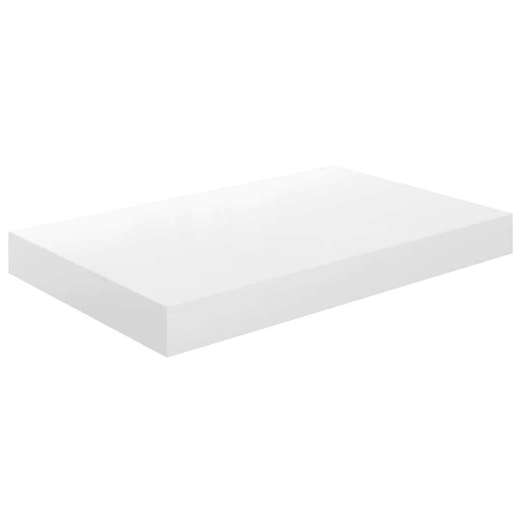 væghylder 4 stk. 40x23x3,8 cm MDF hvid højglans