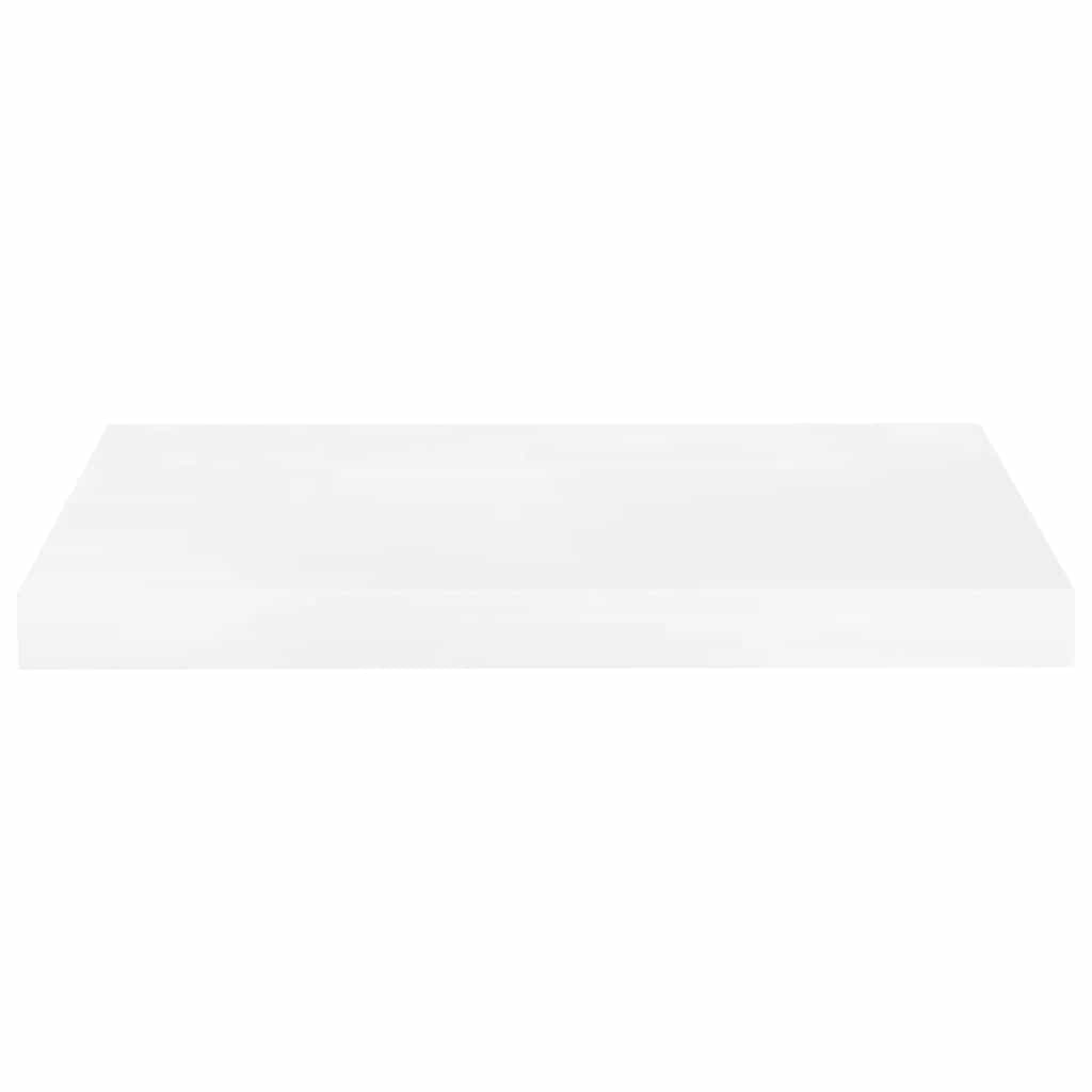 væghylder 4 stk. 50x23x3,8 cm MDF hvid højglans