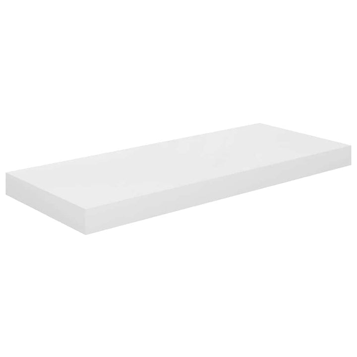 væghylder 4 stk. 60x23,5x3,8 cm MDF hvid højglans