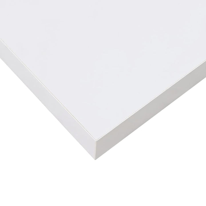 væghylder 2 stk. 80x23,5x3,8 cm MDF hvid højglans