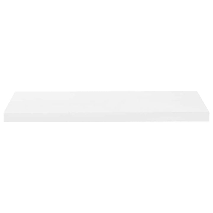 væghylder 4 stk. 80x23,5x3,8 cm MDF hvid højglans