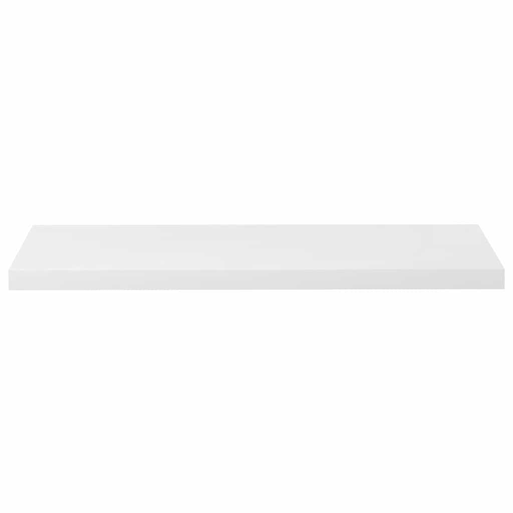 væghylde 90x23,5x3,8 cm MDF hvid højglans