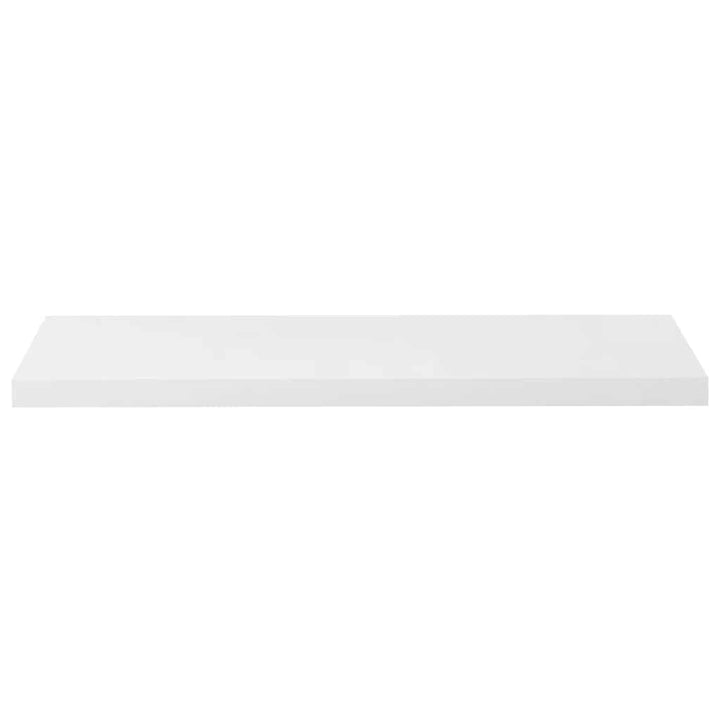 væghylder 2 stk. 90x23,5x3,8 cm MDF hvid højglans