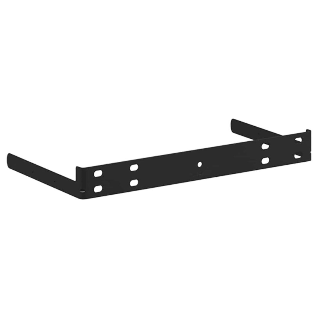 væghylder 4 stk. 50x23,5x3,8 cm MDF sort højglans