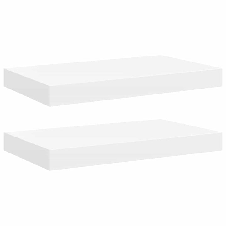 væghylder 2 stk. 40x23x3,8 cm MDF hvid