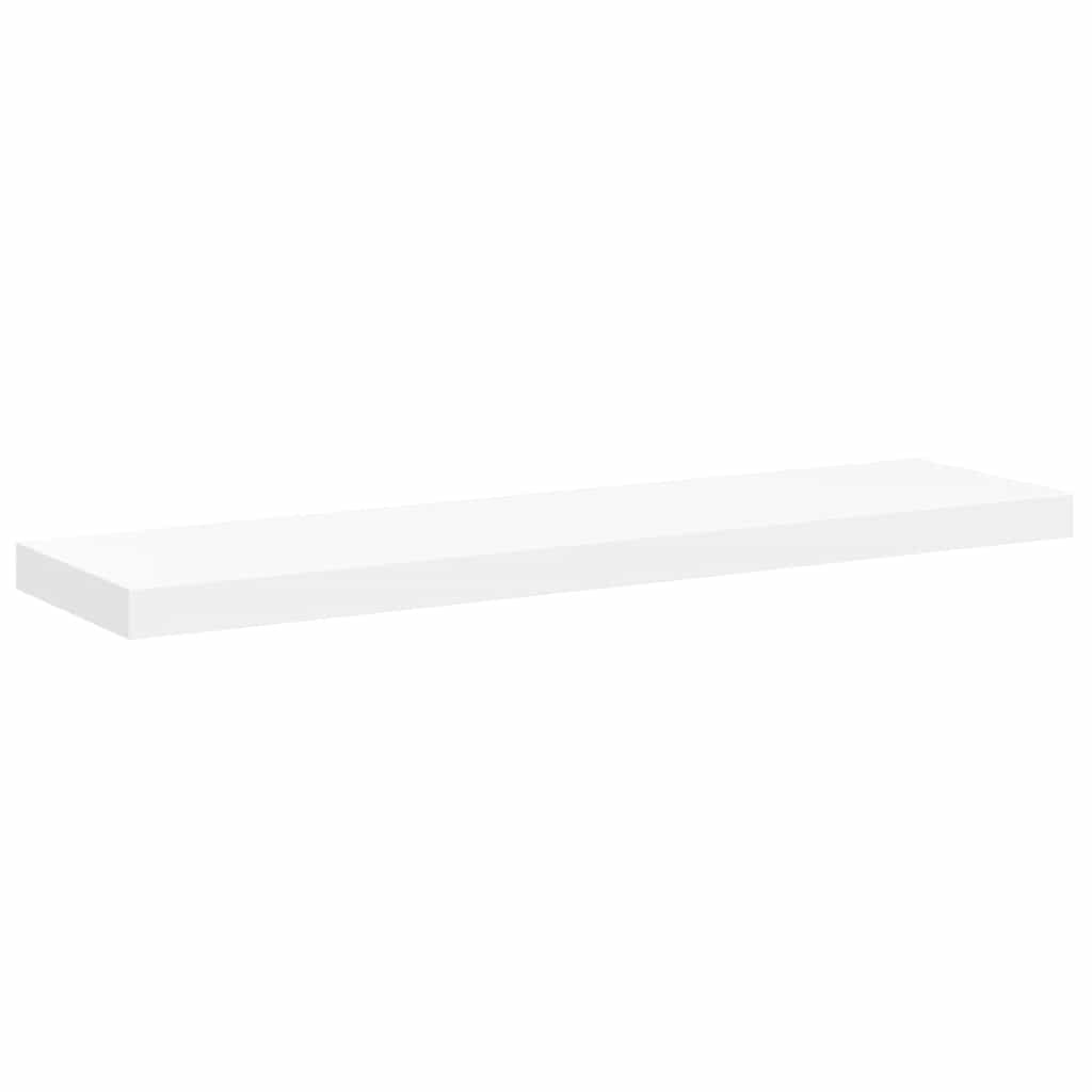 væghylder 4 stk. 90x23,5x3,8 cm MDF hvid