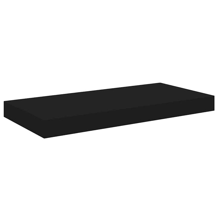 væghylder 4 stk. 50x23x3,8 cm MDF sort