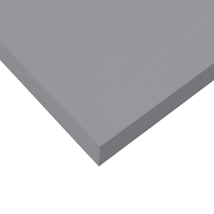 væghylde 120x23,5x3,8 cm MDF grå