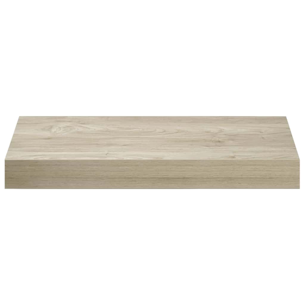 væghylder 4 stk. 40x23x3,8 cm MDF egetræsfarve