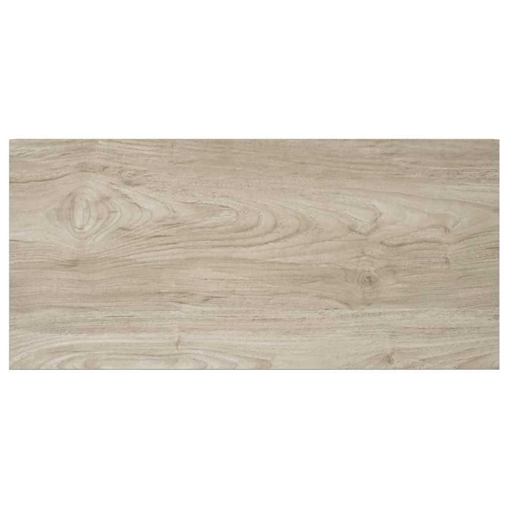 væghylder 4 stk. 50x23x3,8 cm MDF egetræsfarve
