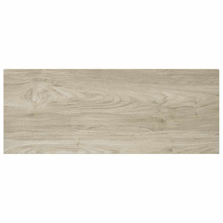 væghylder 2 stk. 60x23,5x3,8 cm MDF egetræsfarve