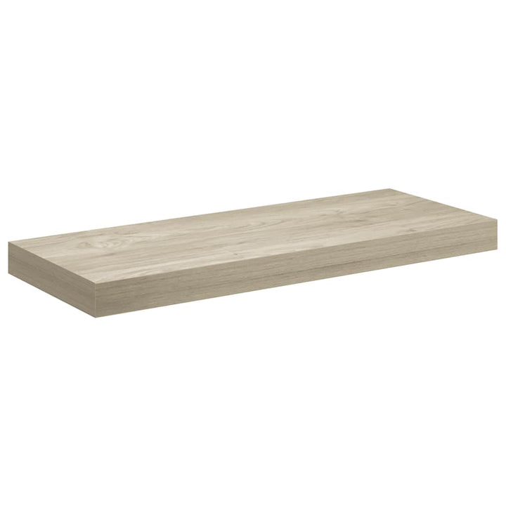 væghylder 4 stk. 60x23,5x3,8 cm MDF egetræsfarve