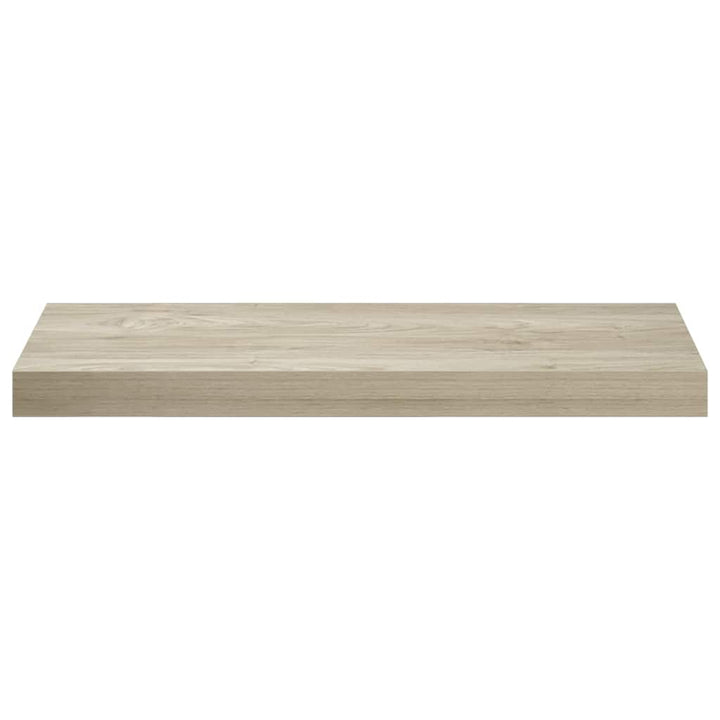 væghylder 4 stk. 60x23,5x3,8 cm MDF egetræsfarve